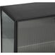Parsons 71 X 15 inch Clear / Matte Black Sideboard, Large